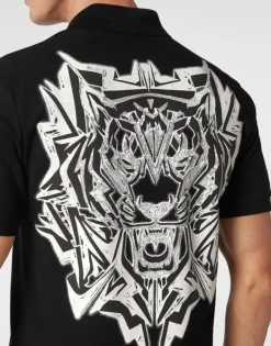 Outlet Polo shirt SS Thunder Tiger Herren T-shirt