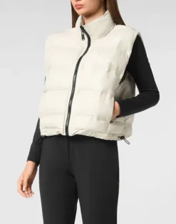 Outlet Reversible Lightweight Padded Vest Scratch Damen Damen | Jacken