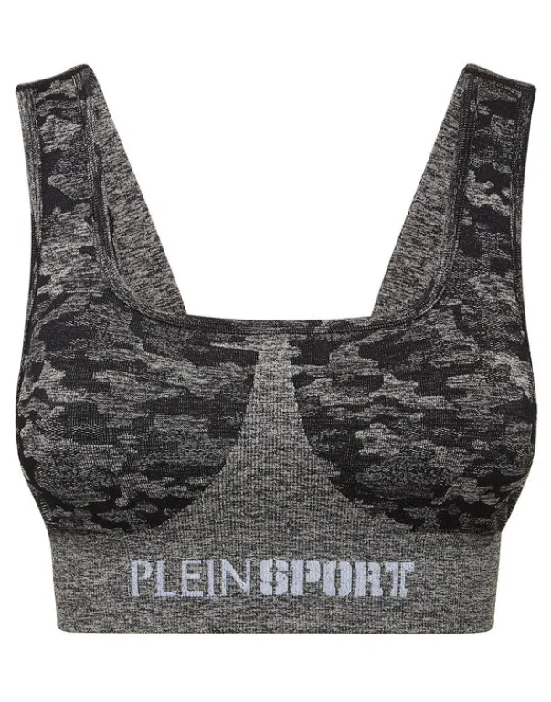 Outlet Seamless Crossed Straps Sport Bra Logo Damen Sportbekleidung