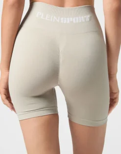 New Seamless Micro Biker Shorts Logo Damen Sportbekleidung
