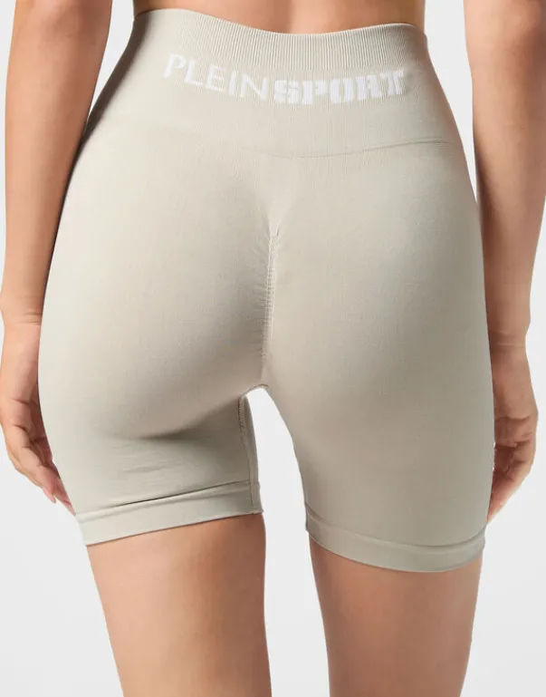 New Seamless Micro Biker Shorts Logo Damen Sportbekleidung