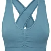 Fashion Seamless Wide Straps Sport Bra Logo Damen Sportbekleidung