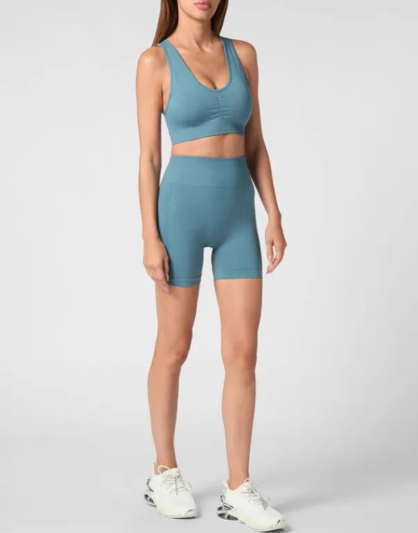 Fashion Seamless Wide Straps Sport Bra Logo Damen Sportbekleidung