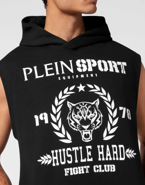 Sale Sleeveless Hoodie sweatshirt Tiger Herren Sportbekleidung