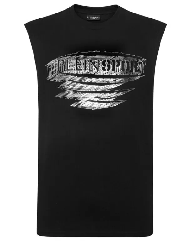 Discount Sleeveless T-shirt Round Neck Herren T-shirt