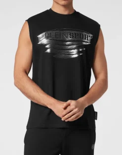Discount Sleeveless T-shirt Round Neck Herren T-shirt