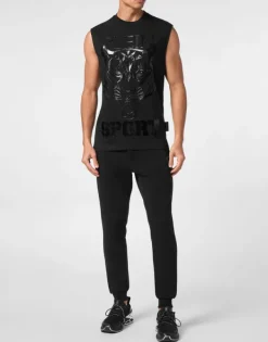 New Sleeveless T-shirt Round Neck SS Tiger Herren T-shirt