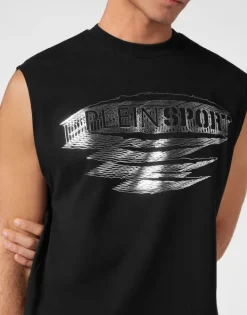Discount Sleeveless T-shirt Round Neck Herren T-shirt