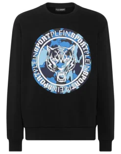Online Sweatshirt LS Carbon Tiger Herren Sportbekleidung