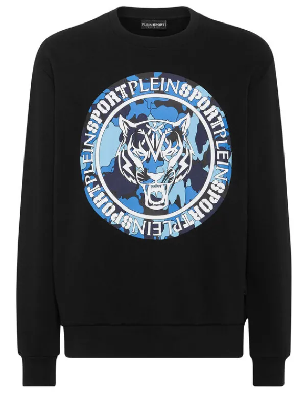 Online Sweatshirt LS Carbon Tiger Herren Sportbekleidung