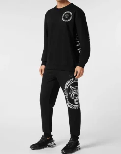 Fashion Sweatshirt Round Neck Carbon Tiger Herren Sportbekleidung