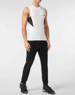 New Technical Jersey T-shirt Sleeveless Herren T-shirt