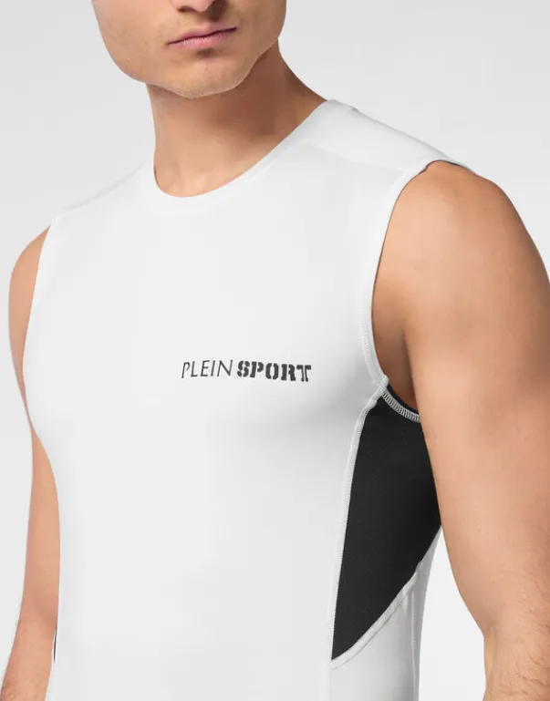 New Technical Jersey T-shirt Sleeveless Herren T-shirt