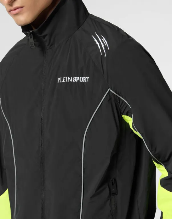 Hot Technical Jogging Bomber Jacket LS Scratch Herren Sportbekleidung