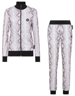 New Triacetate Jogging Tracksuit: Top/Trousers Pitone Damen Sportbekleidung