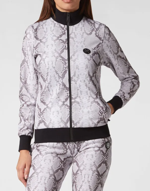 New Triacetate Jogging Tracksuit: Top/Trousers Pitone Damen Sportbekleidung