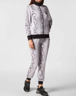 New Triacetate Jogging Tracksuit: Top/Trousers Pitone Damen Sportbekleidung