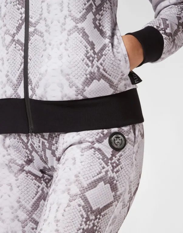 New Triacetate Jogging Tracksuit: Top/Trousers Pitone Damen Sportbekleidung