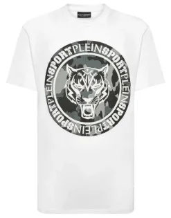 New T-shirt Round Neck Carbon Tiger Herren T-shirt