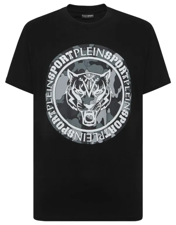 Discount T-shirt Round Neck Carbon Tiger Herren T-shirt