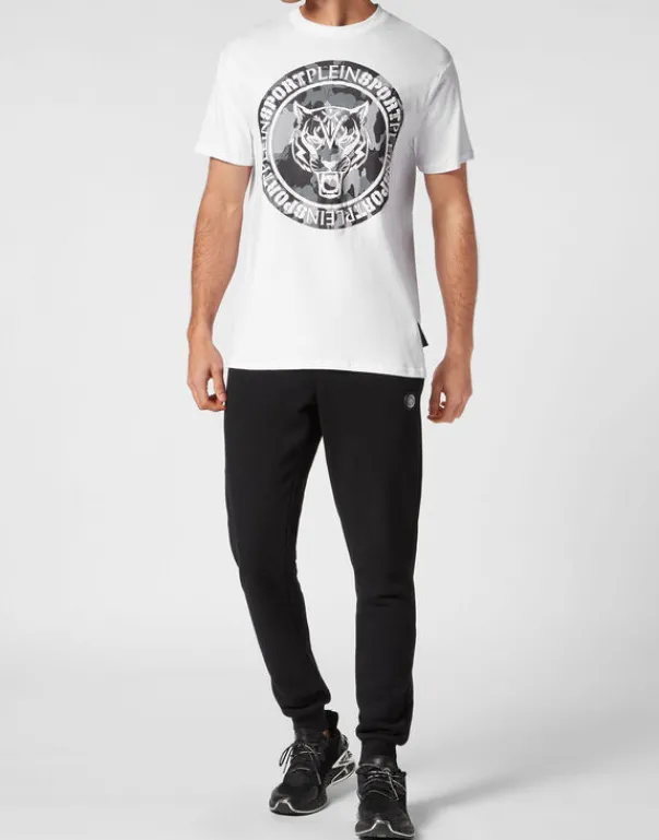 New T-shirt Round Neck Carbon Tiger Herren T-shirt