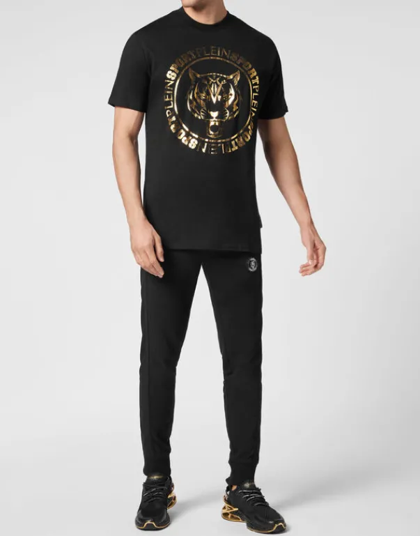 Hot T-shirt Round Neck SS Carbon Tiger Herren T-shirt