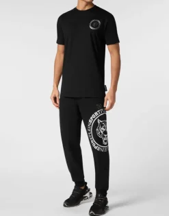 Clearance T-shirt Round Neck SS Carbon Tiger Herren T-shirt