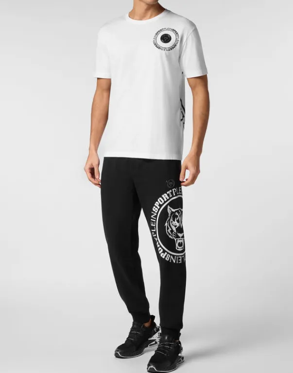 Discount T-shirt Round Neck SS Carbon Tiger Herren T-shirt