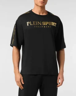Outlet T-shirt Round Neck SS Laminated Herren T-shirt