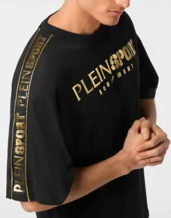 Outlet T-shirt Round Neck SS Laminated Herren T-shirt