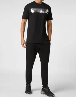 Sale T-shirt Round Neck SS Silver Brush Herren T-shirt