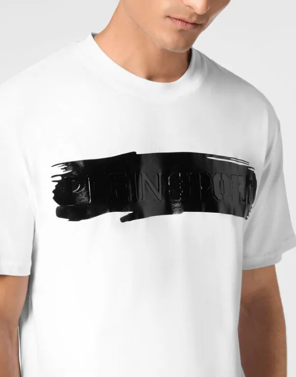 Hot T-shirt Round Neck SS Silver Brush Herren T-shirt