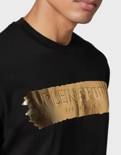 Sale T-shirt Round Neck SS Silver Brush Herren T-shirt