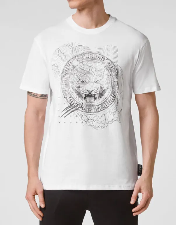 Fashion T-shirt Round Neck SS Tiger Herren T-shirt