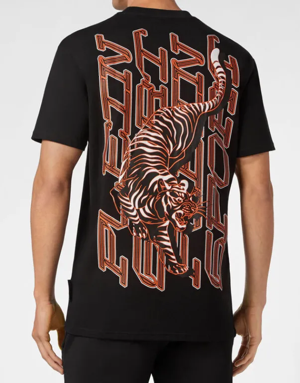 New T-shirt Round Neck SS Tiger Herren T-shirt