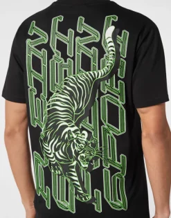 Clearance T-shirt Round Neck SS Tiger Herren T-shirt