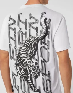 Clearance T-shirt Round Neck SS Tiger Herren T-shirt