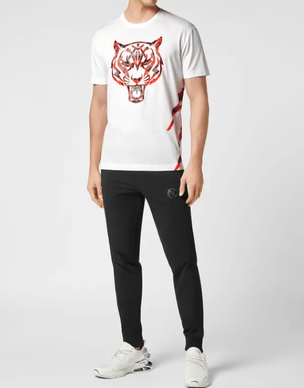 Hot T-shirt Round Neck Tiger Herren T-shirt
